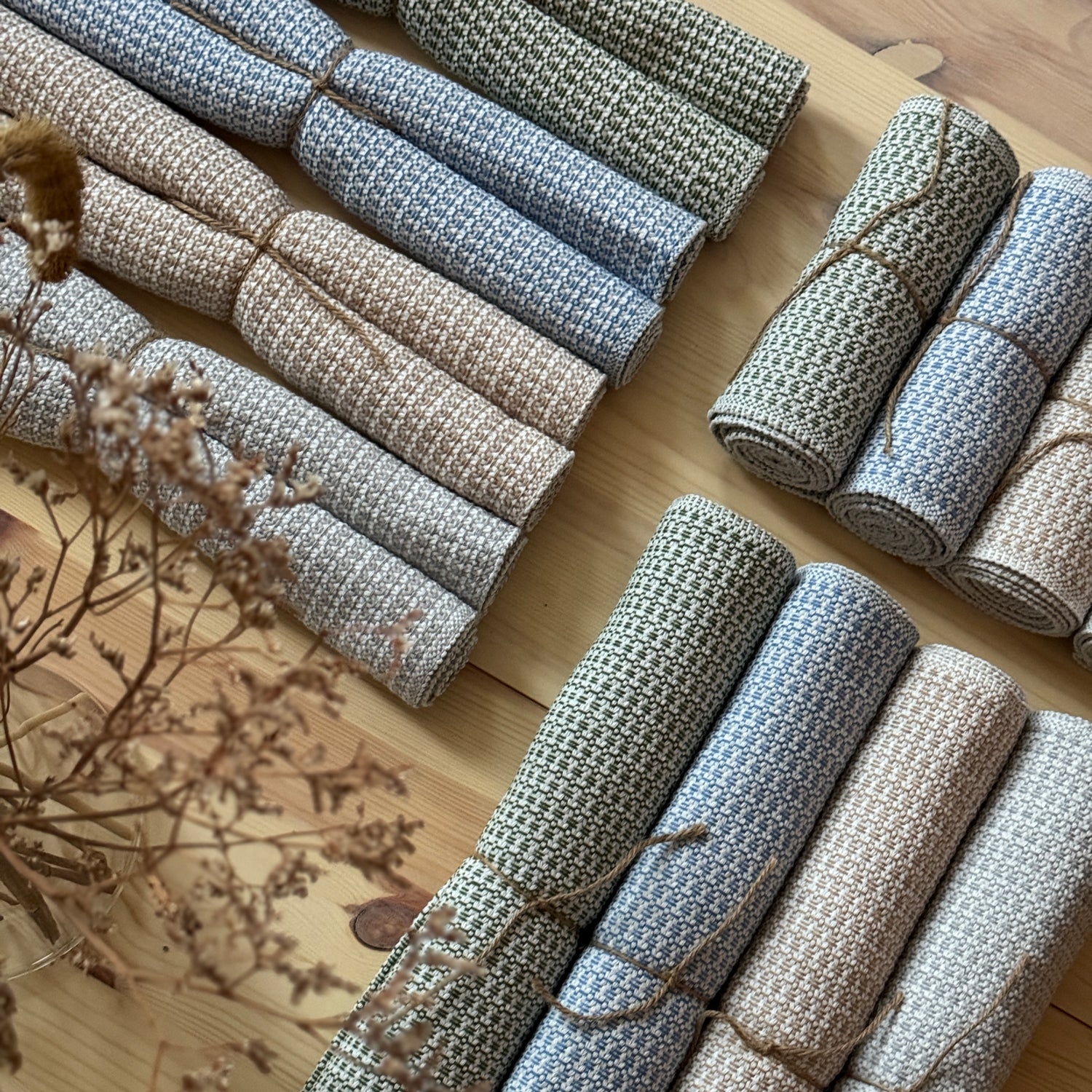 Tischset Sten 2er-Set I grau