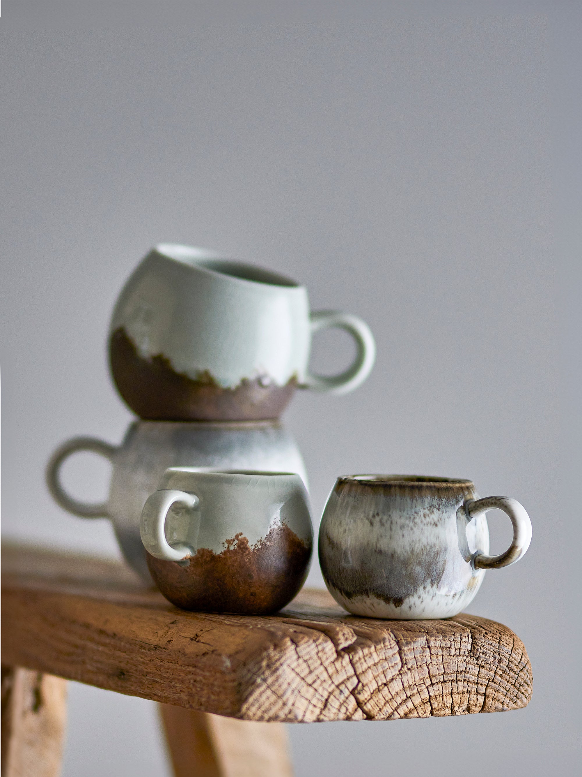 Becher Paula I grau