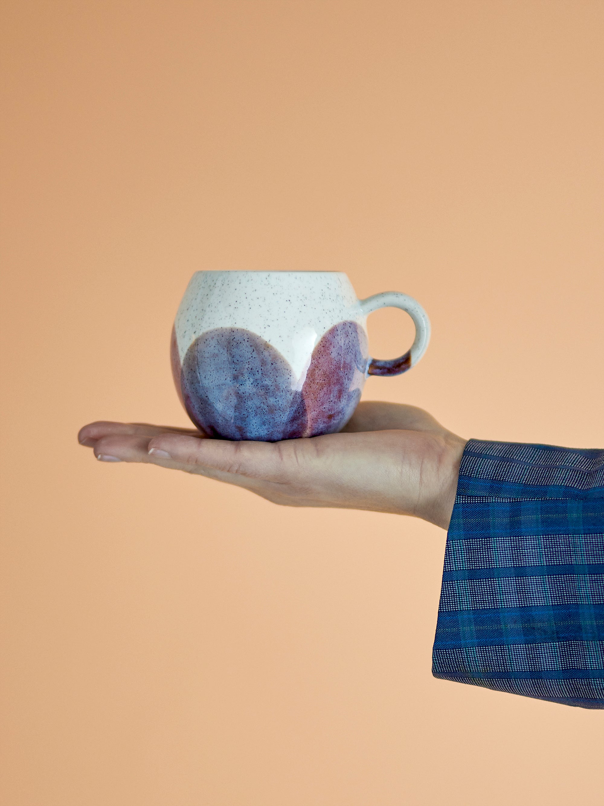 Becher Paula I braun/blau