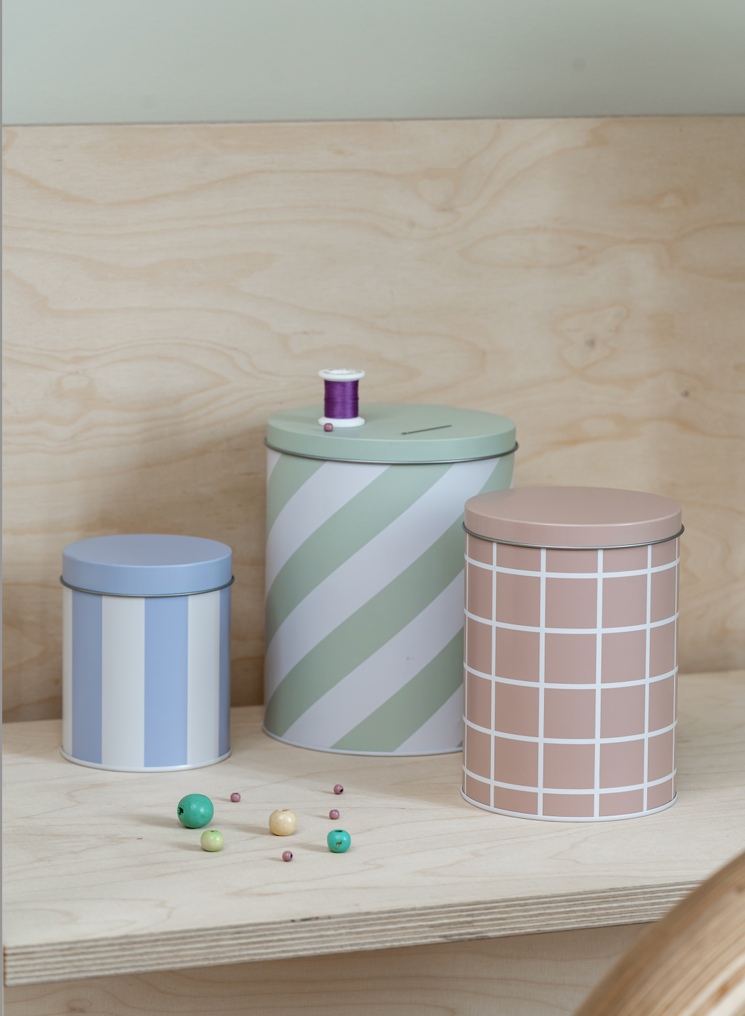 Dosen 3-er Set in mint Tönen
