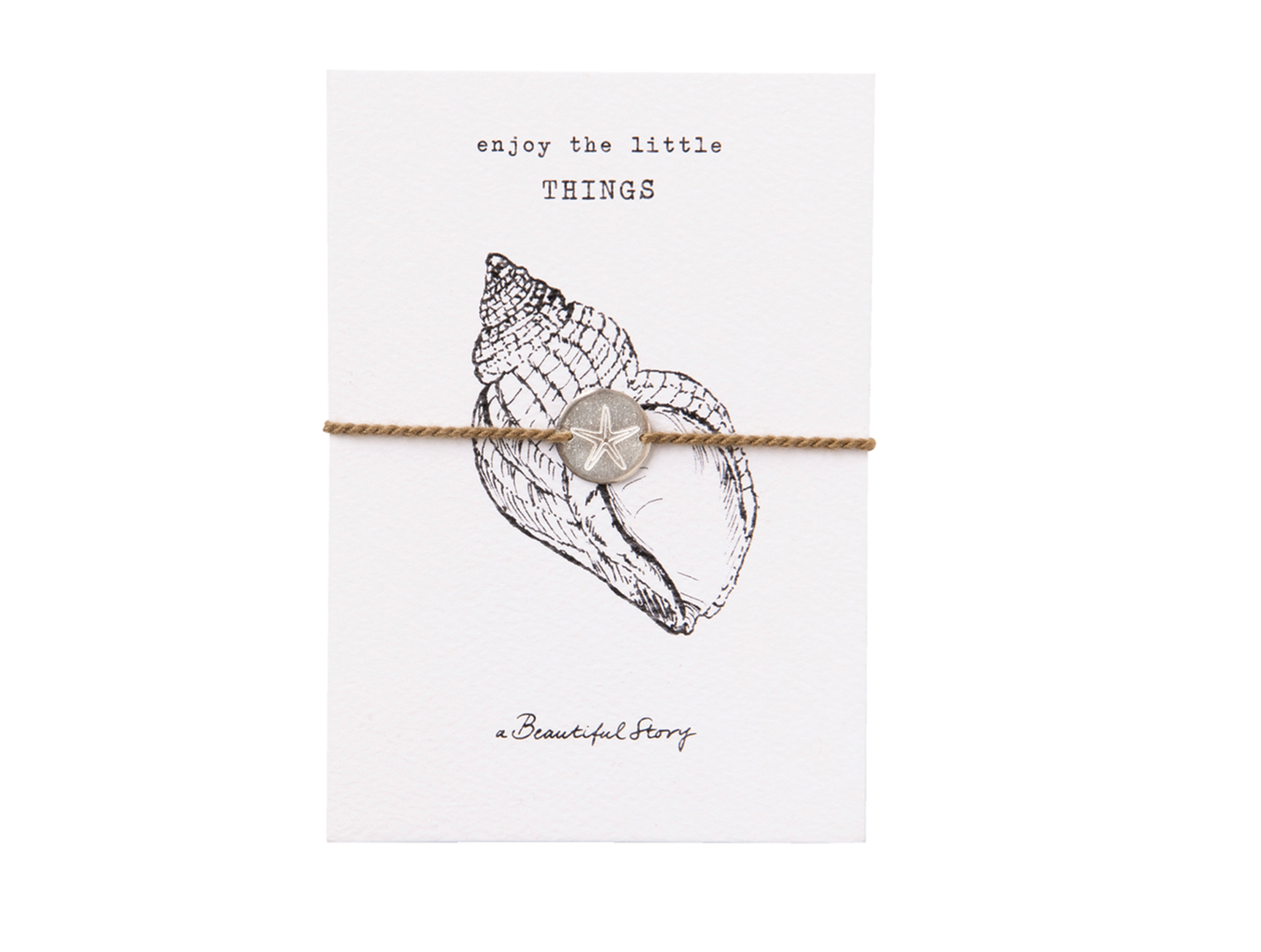 Schmuck Postkarte I Muschel