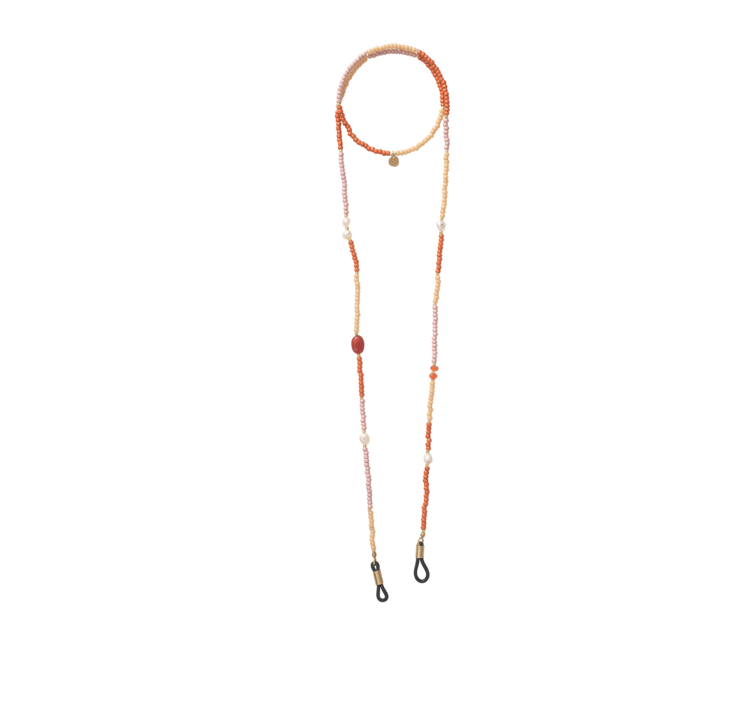 Sonnenbrillenkette Karneol-Edelsteinen
