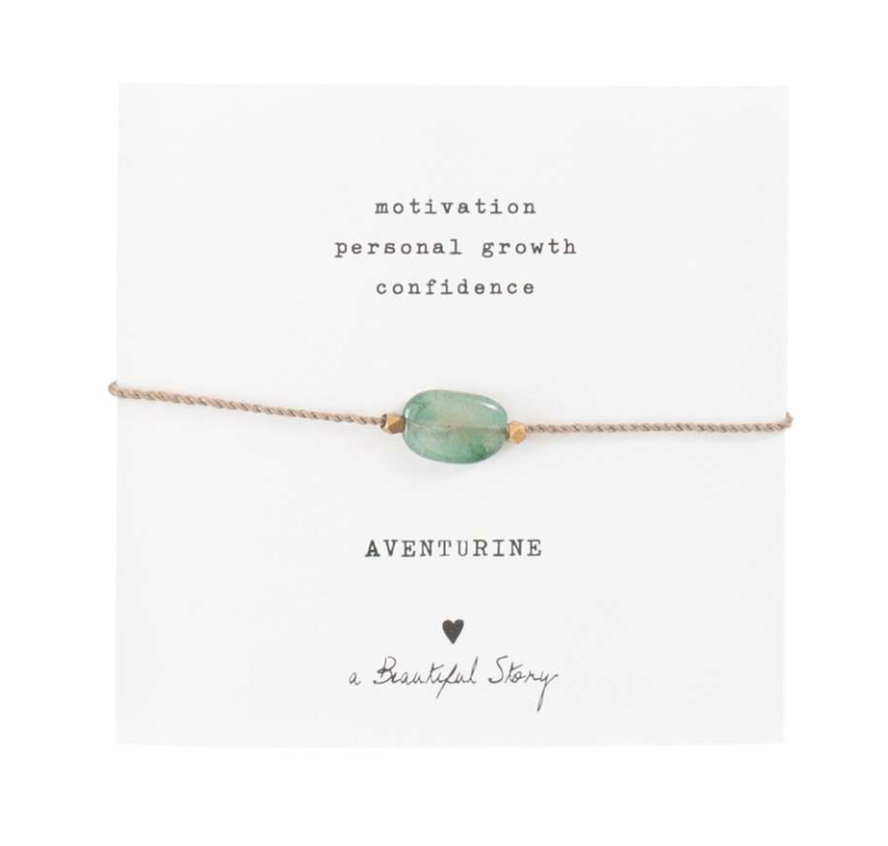 Armband I Aventurin Gold