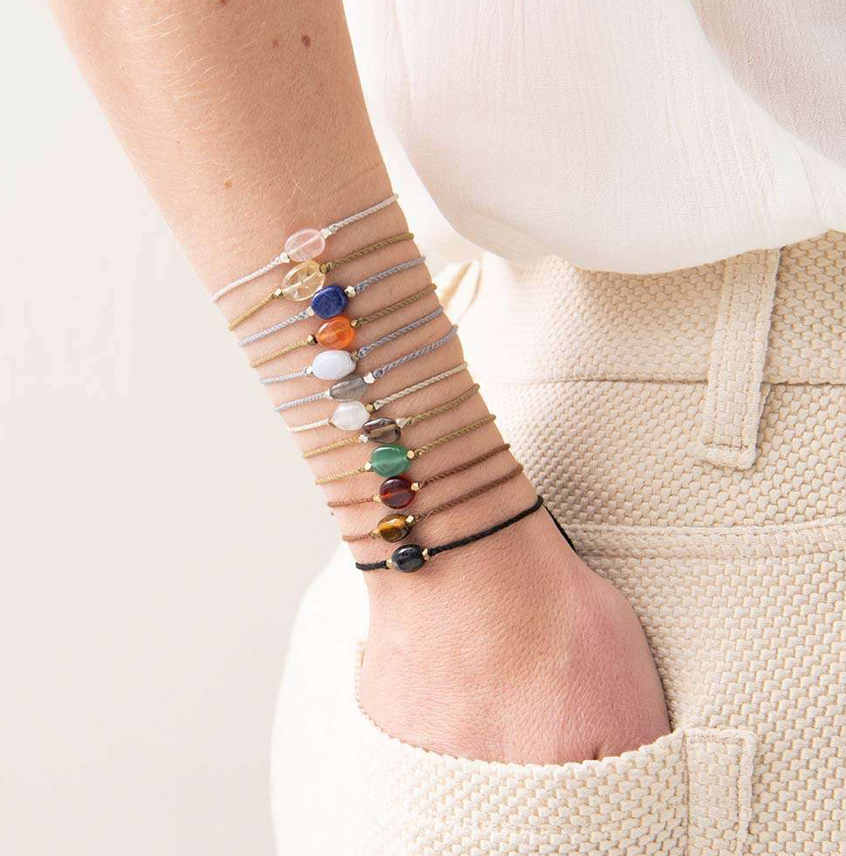 Armband I Aventurin Gold