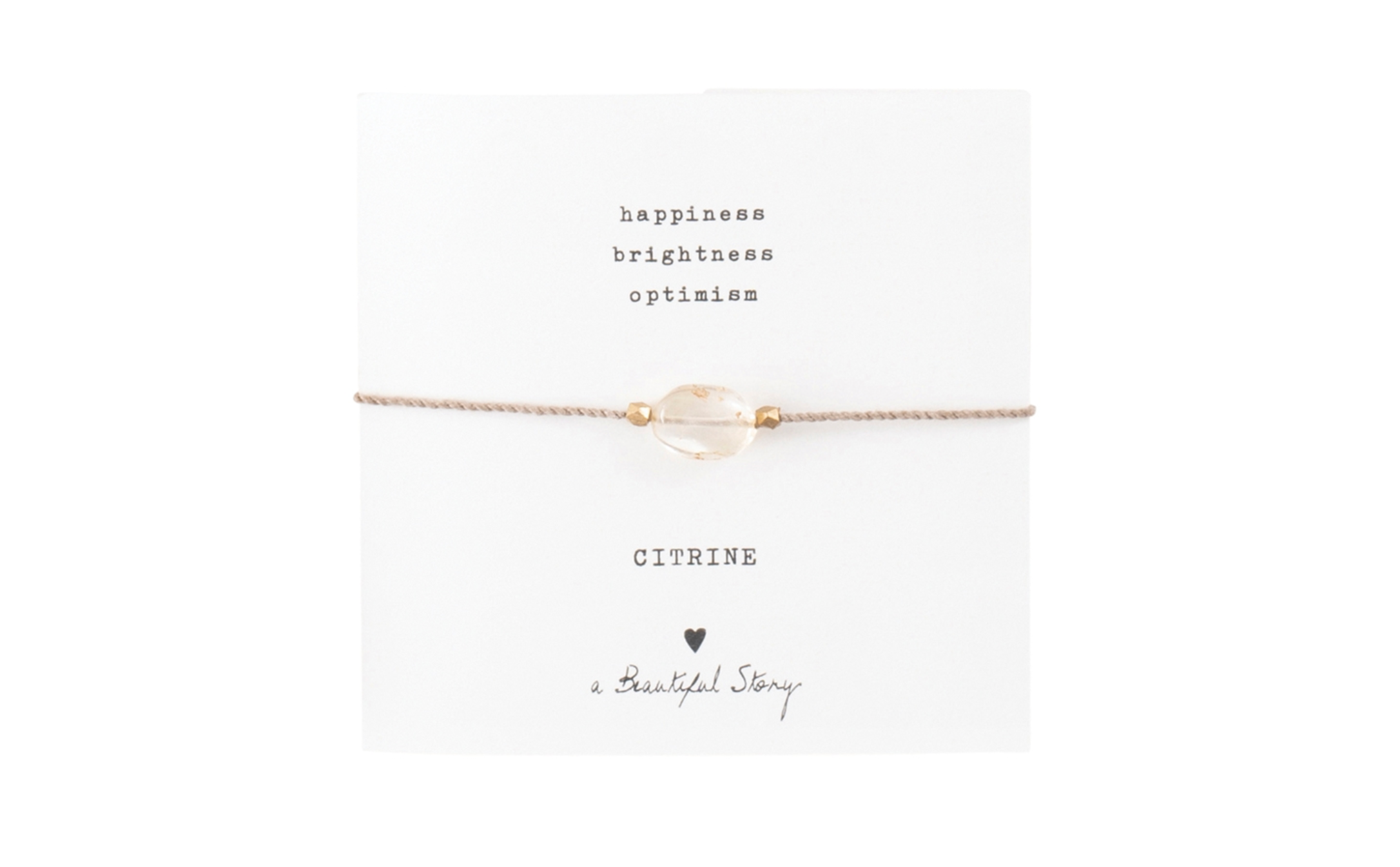 Armband I Citrin