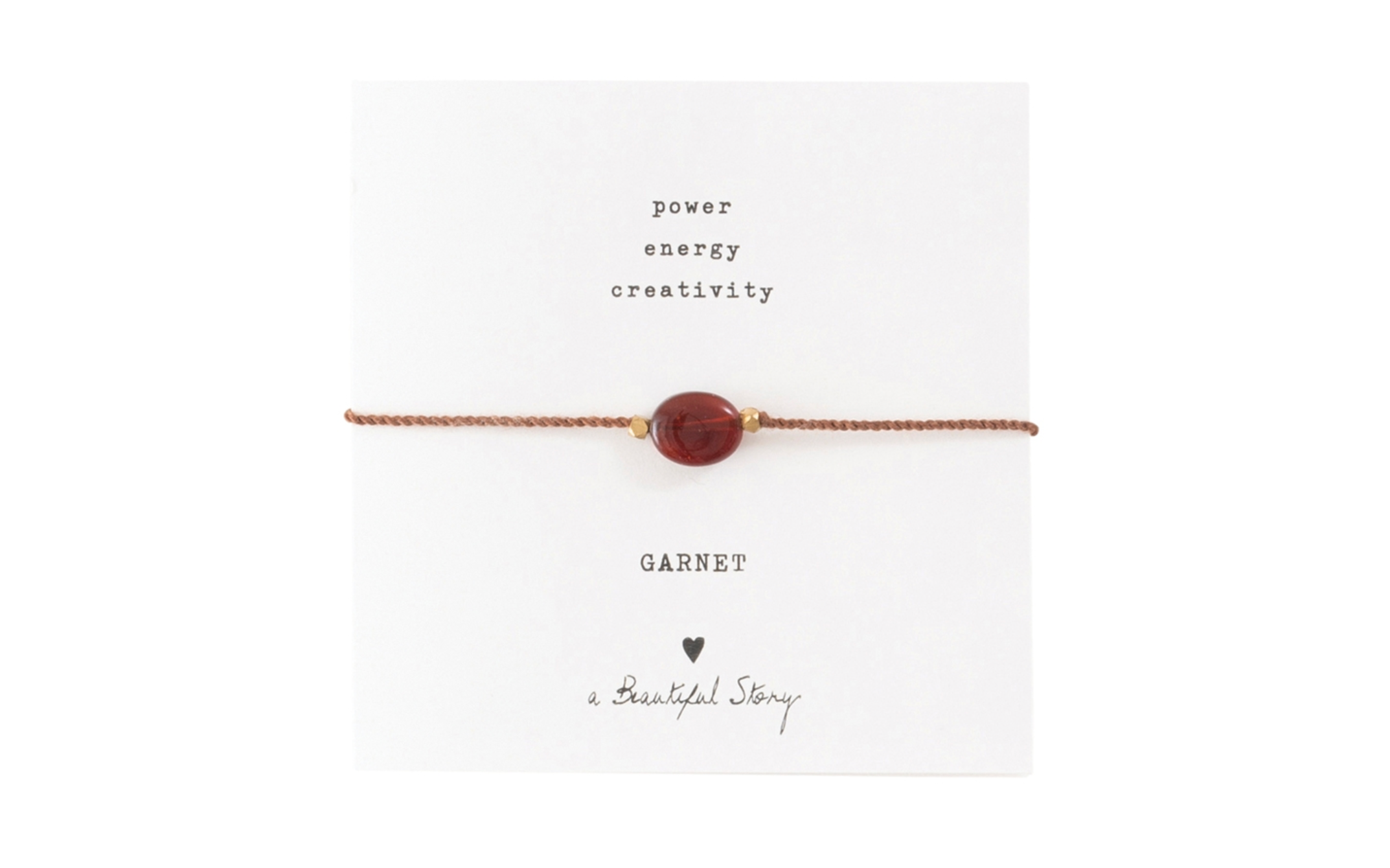 Armband I Granat
