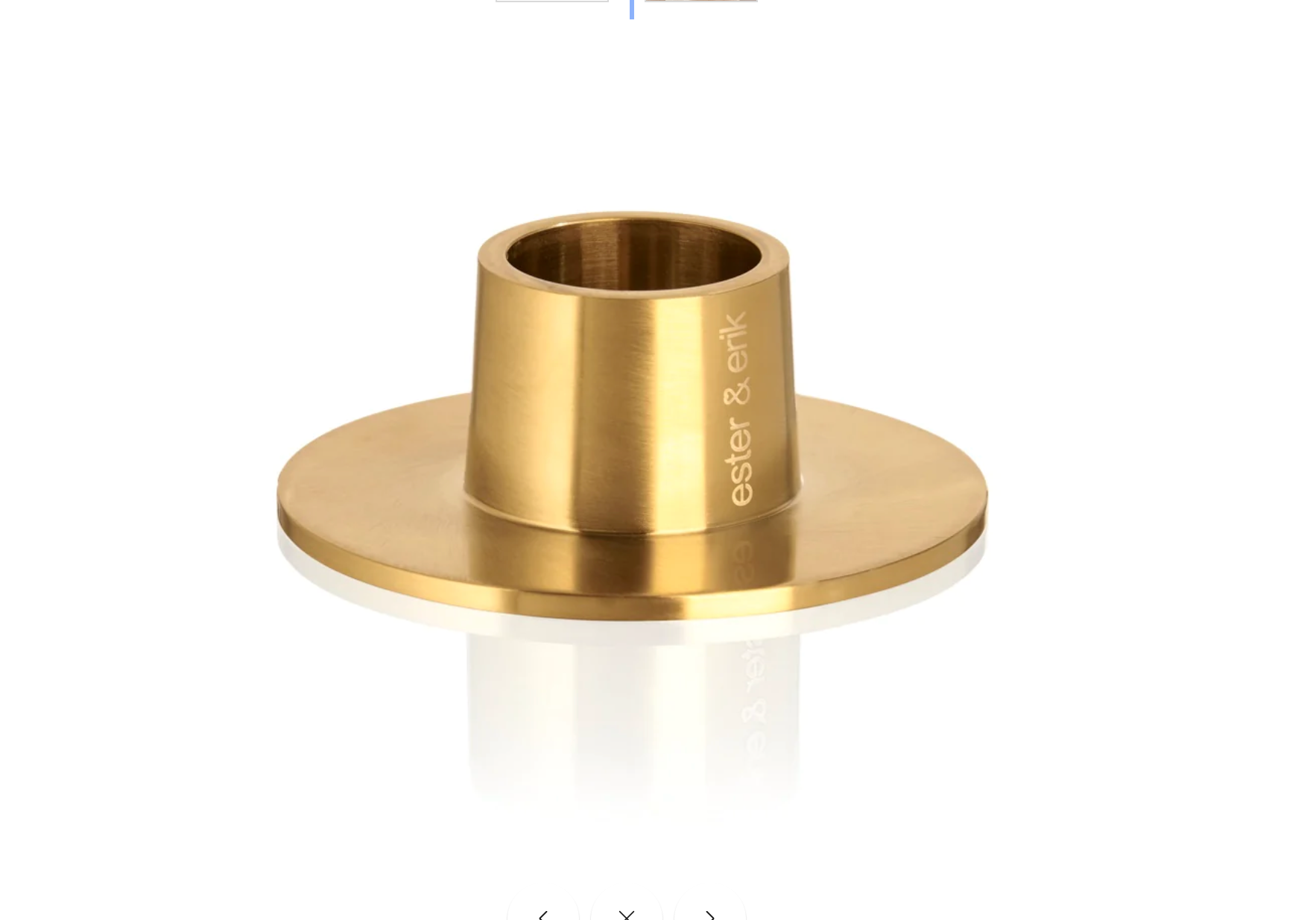 Kerzenhalter I gold