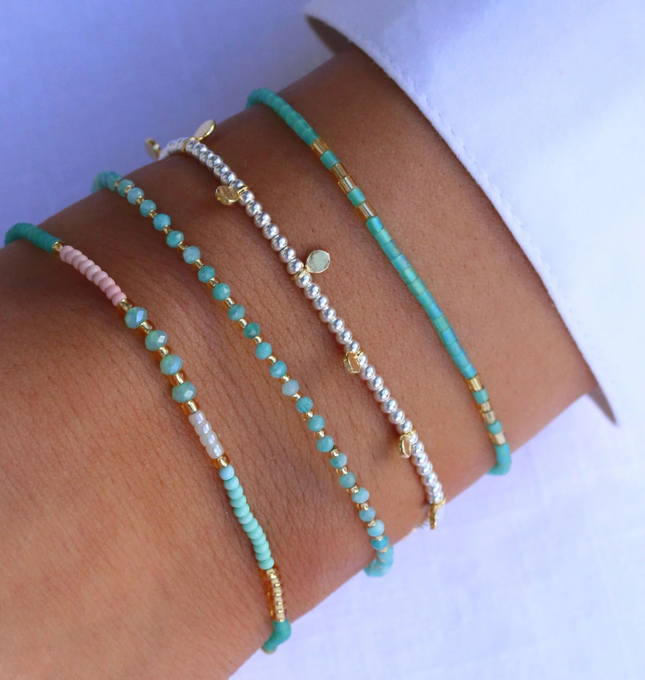 Armband I Sweet String - Cucumber