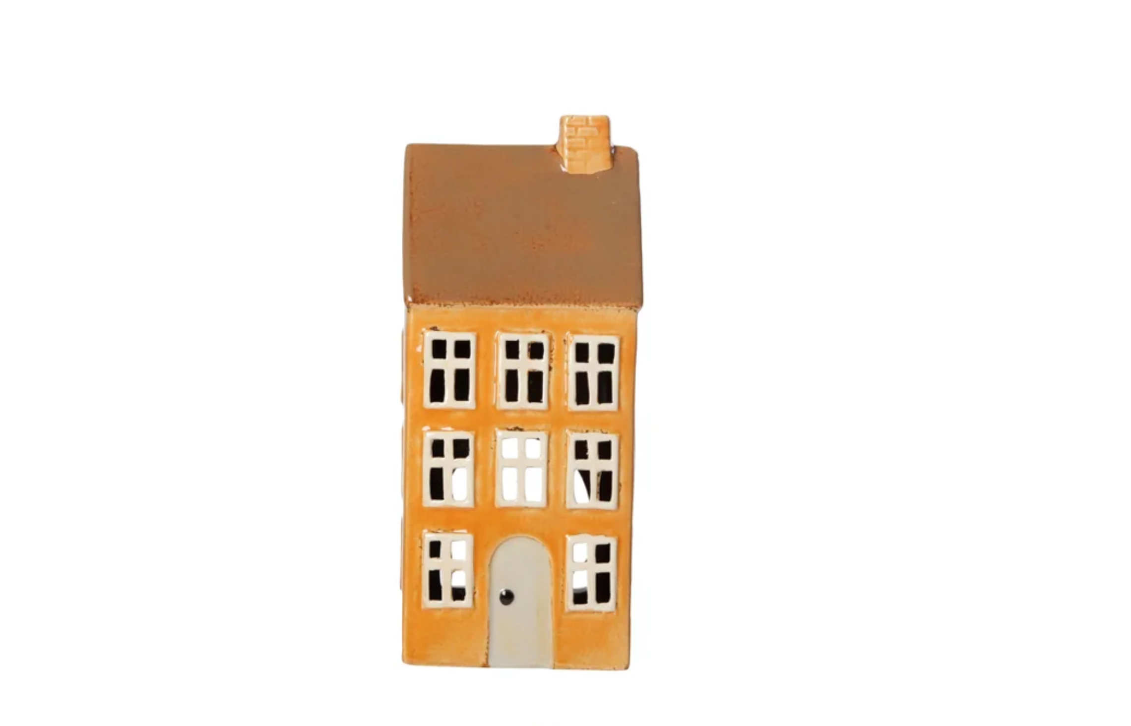 Teelicht Haus I gelb