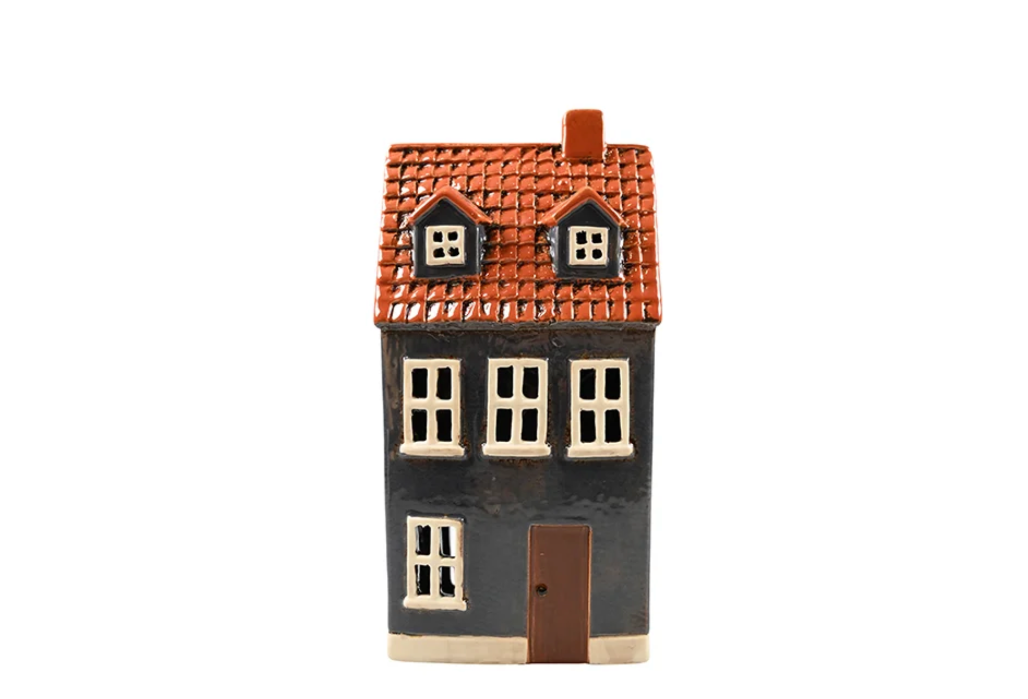 Teelicht Haus I blau groß