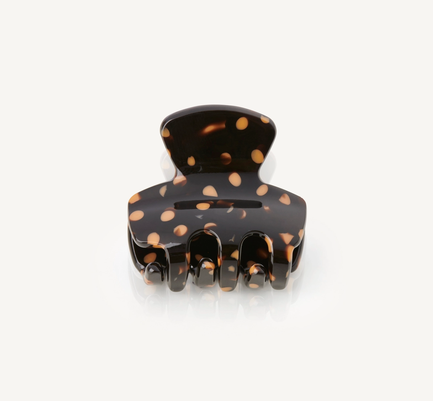 Haarclip - black Ladybug