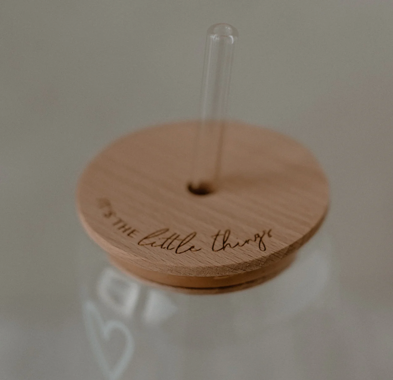 Deckel Little Things für Hohes Trinkglas