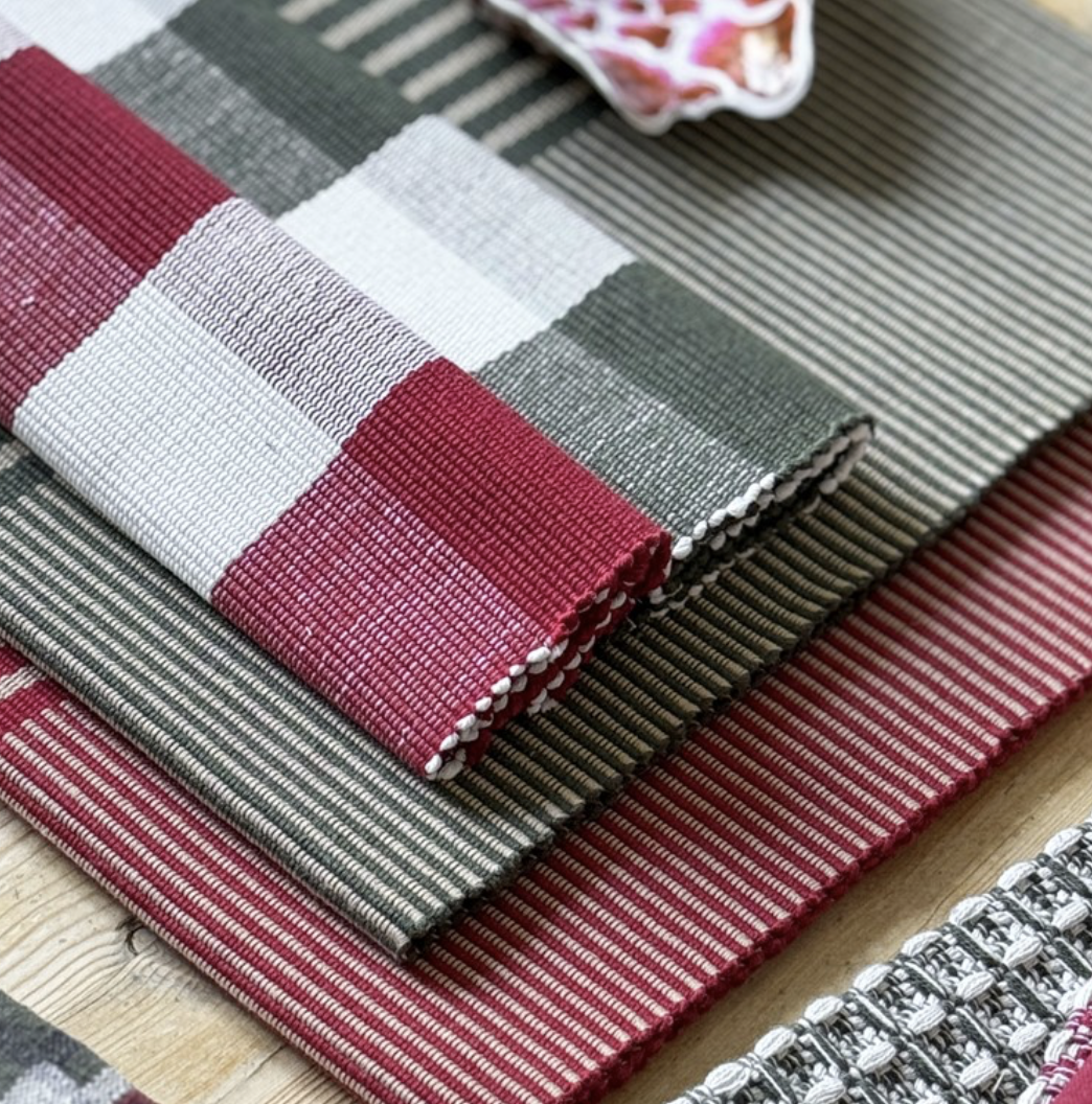 Tischset Freya 2er-Set I olive