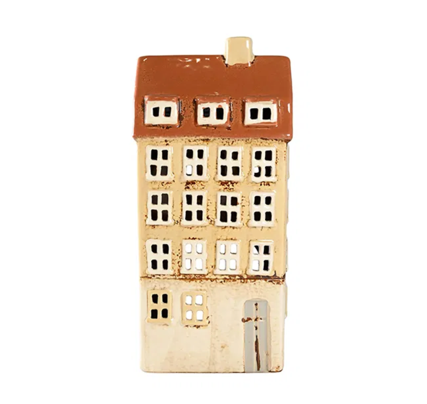 Teelicht Haus I beige