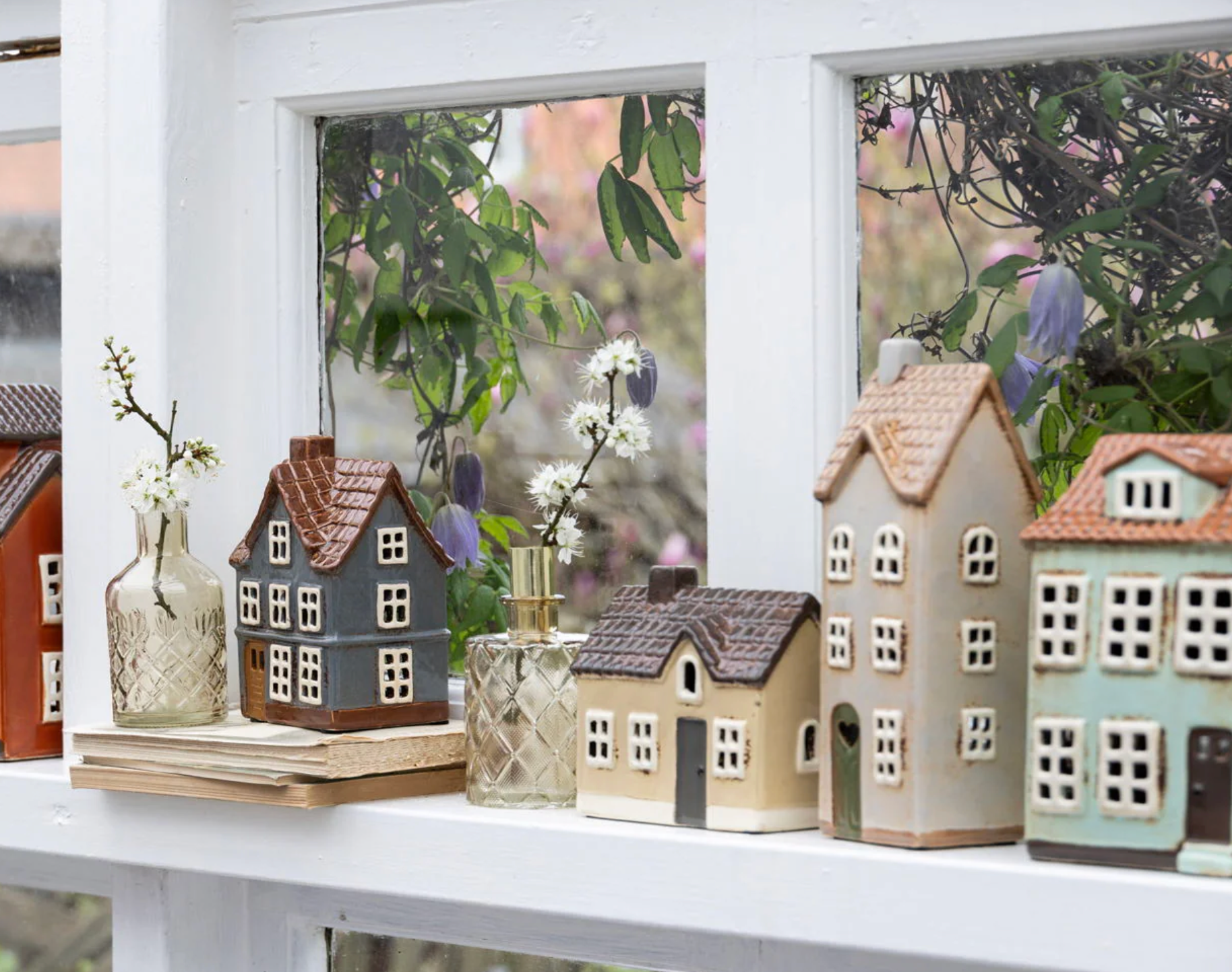 Teelicht Haus I grau