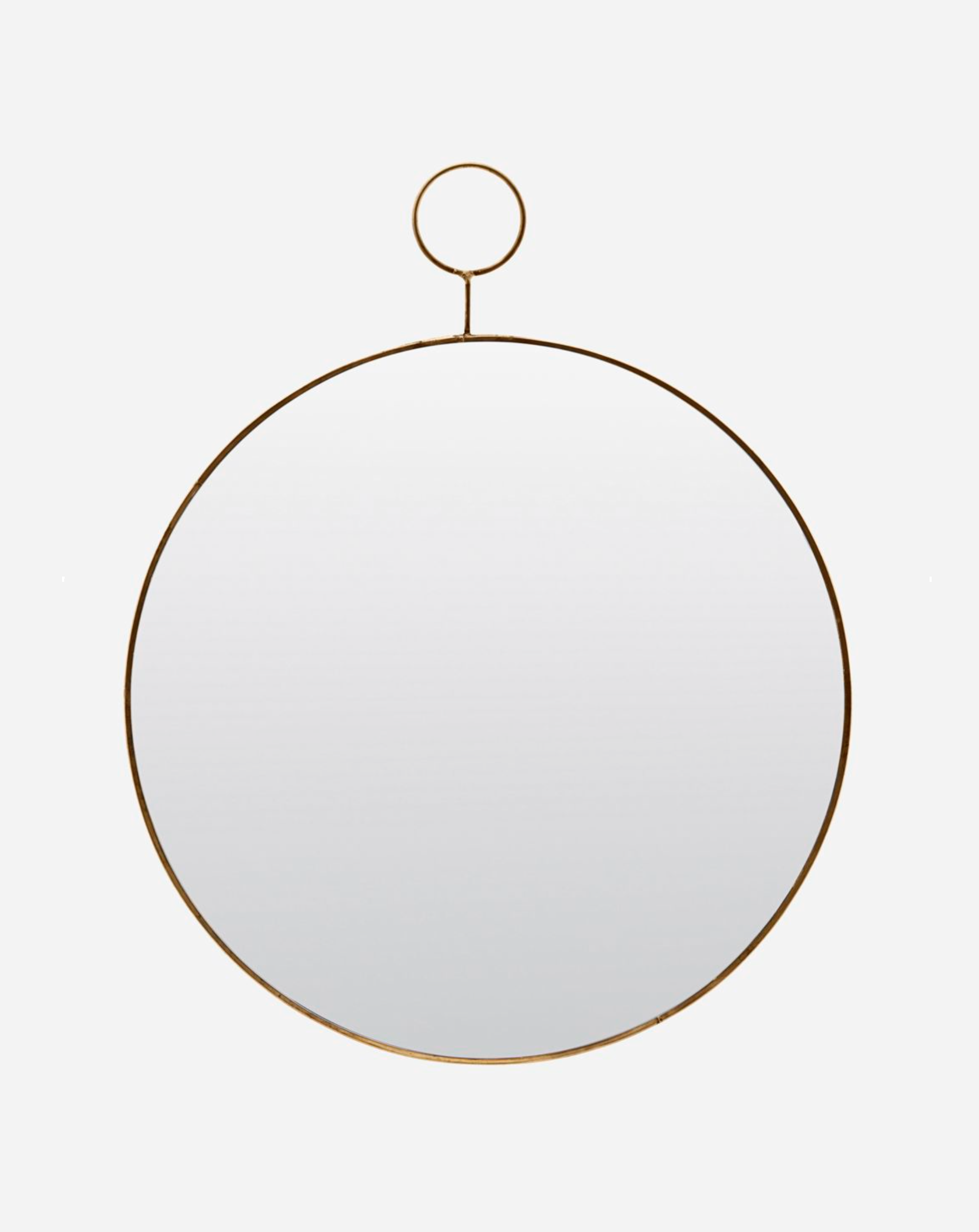 Spiegelmit Messingrand