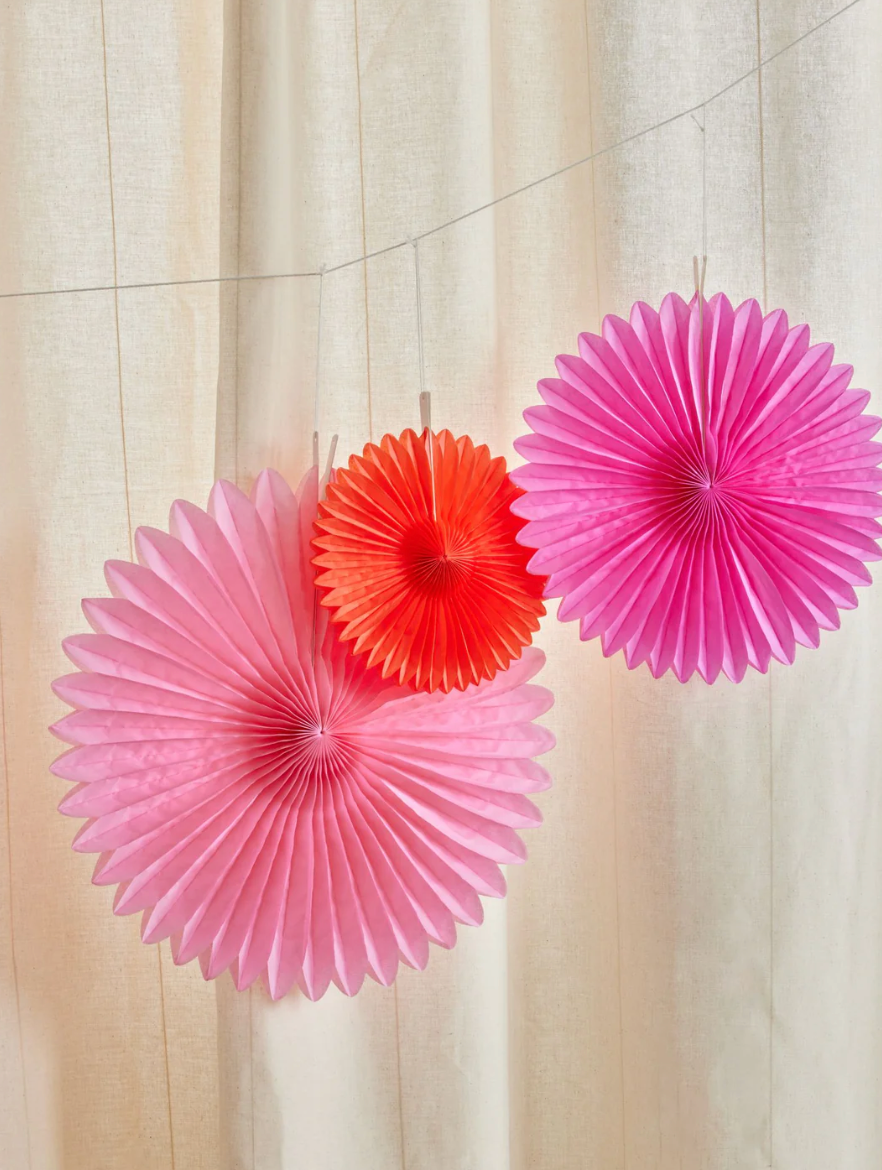 3er Set I Papier Rosetten