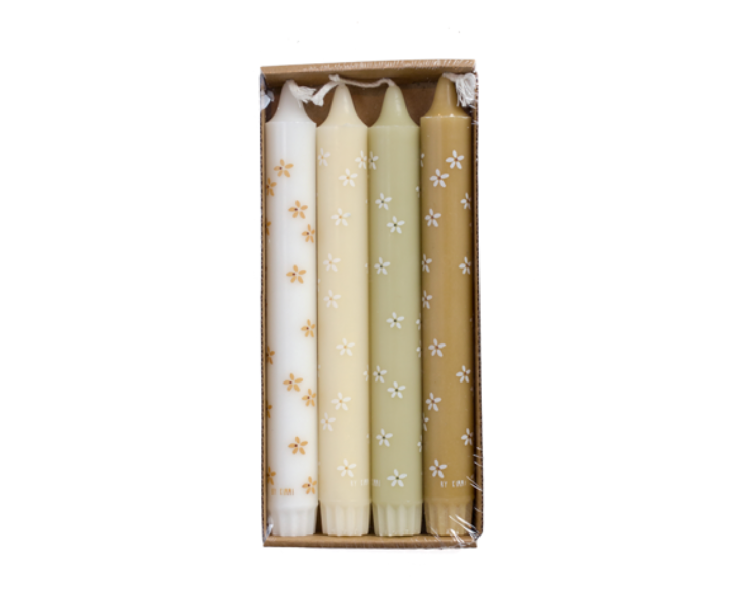 Kerzen - 4 Stk. I Sommer Blumen
