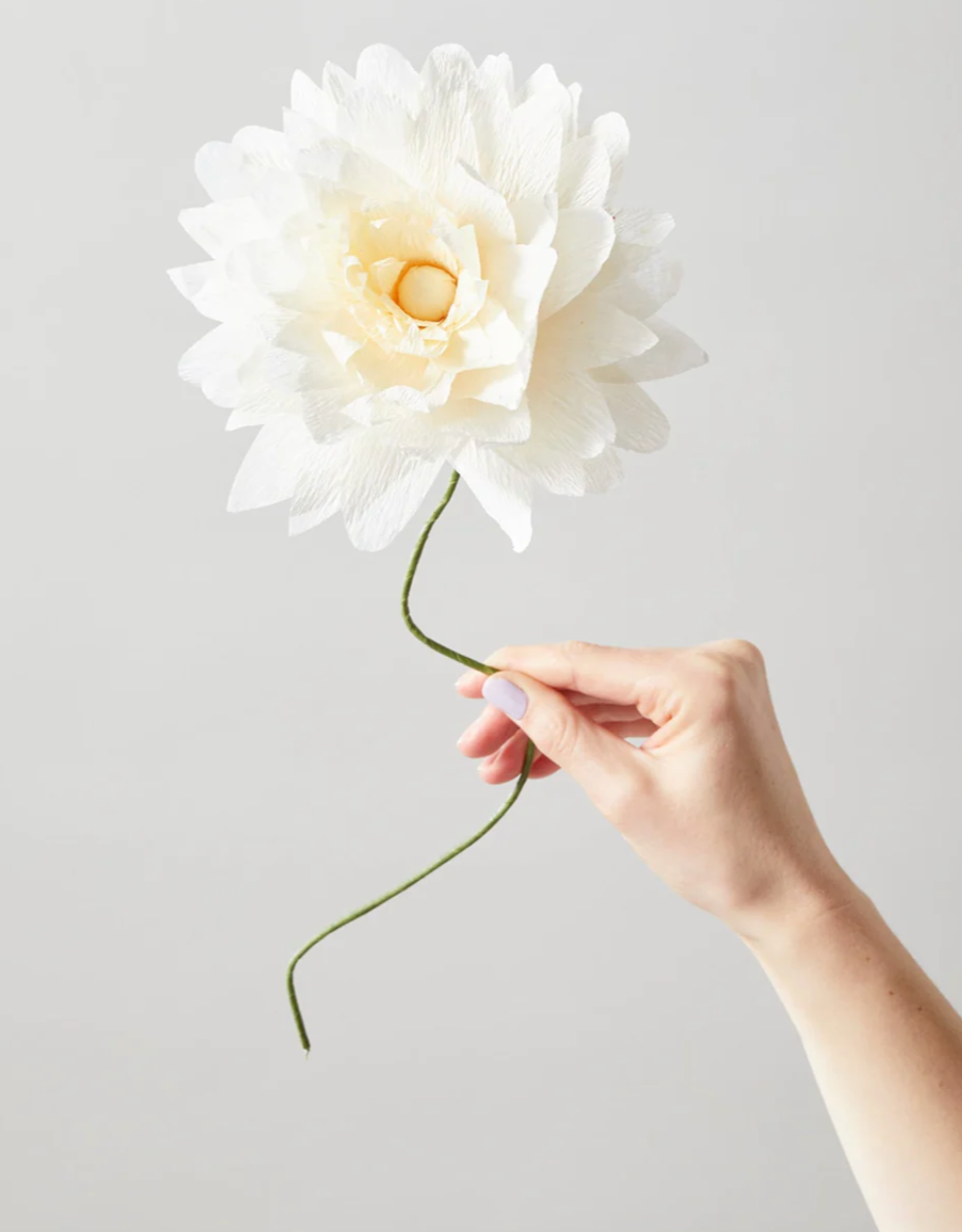 Papierblume GRAND DAHLIA I Sand
