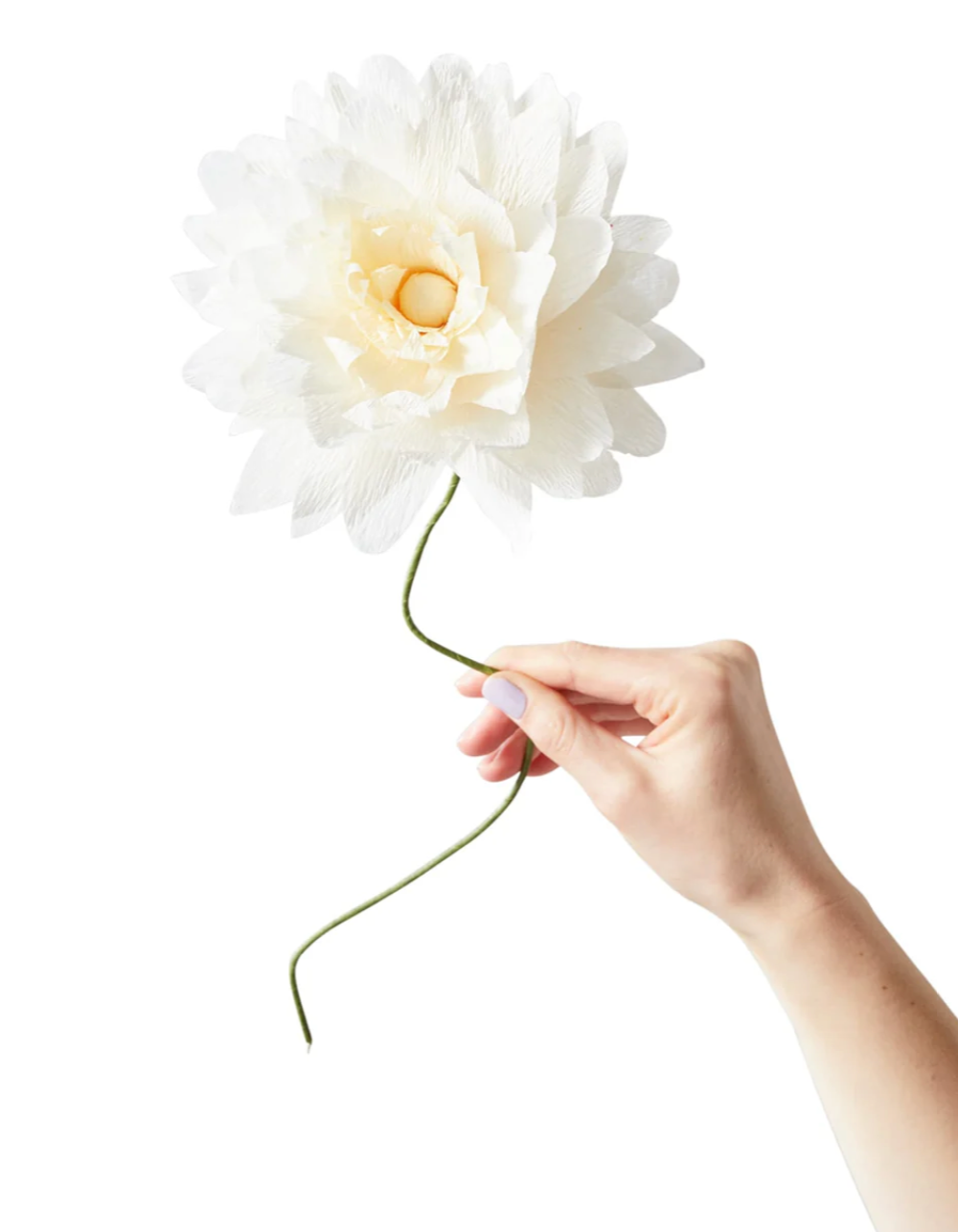 Papierblume GRAND DAHLIA I Sand