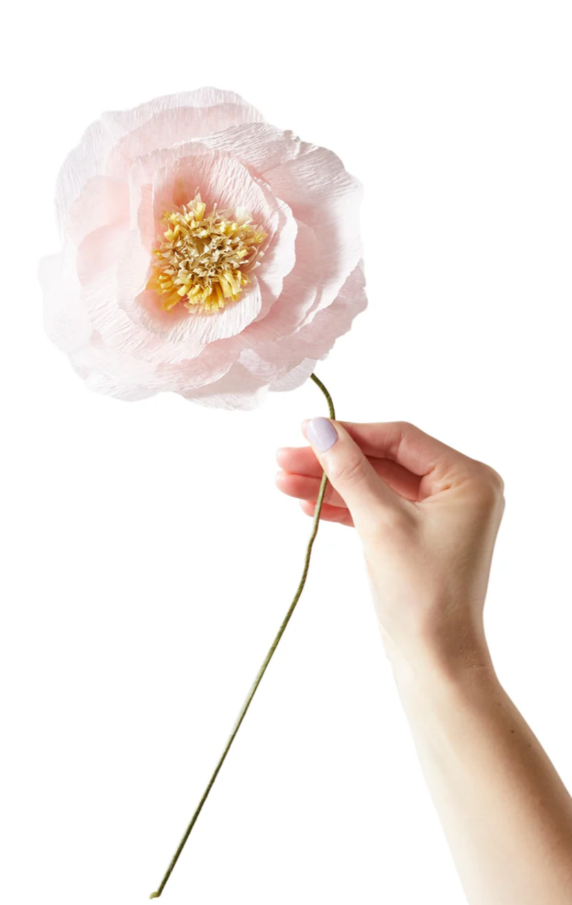 Papierblume MOHNBLUME I Rosa