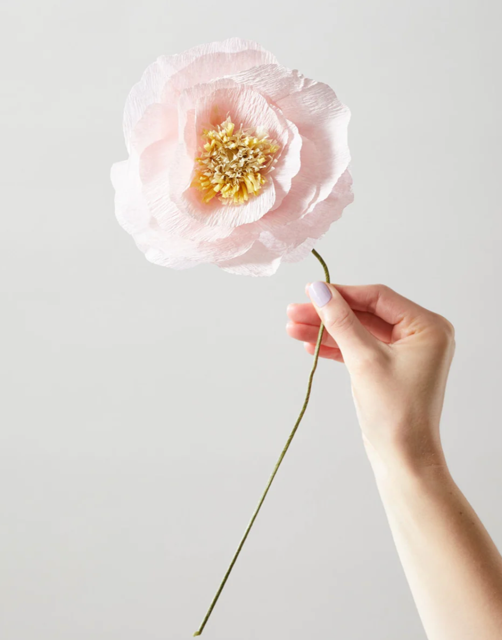 Papierblume MOHNBLUME I Rosa