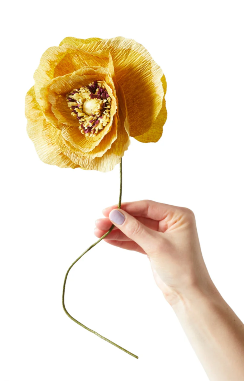 Papierblume MOHNBLUME I ocka