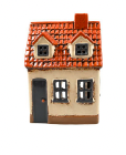 Teelicht-Haus I beige-blau