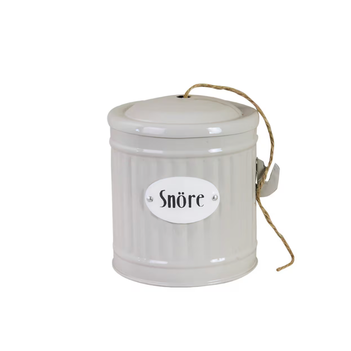 Schnüredose Hugo I beige