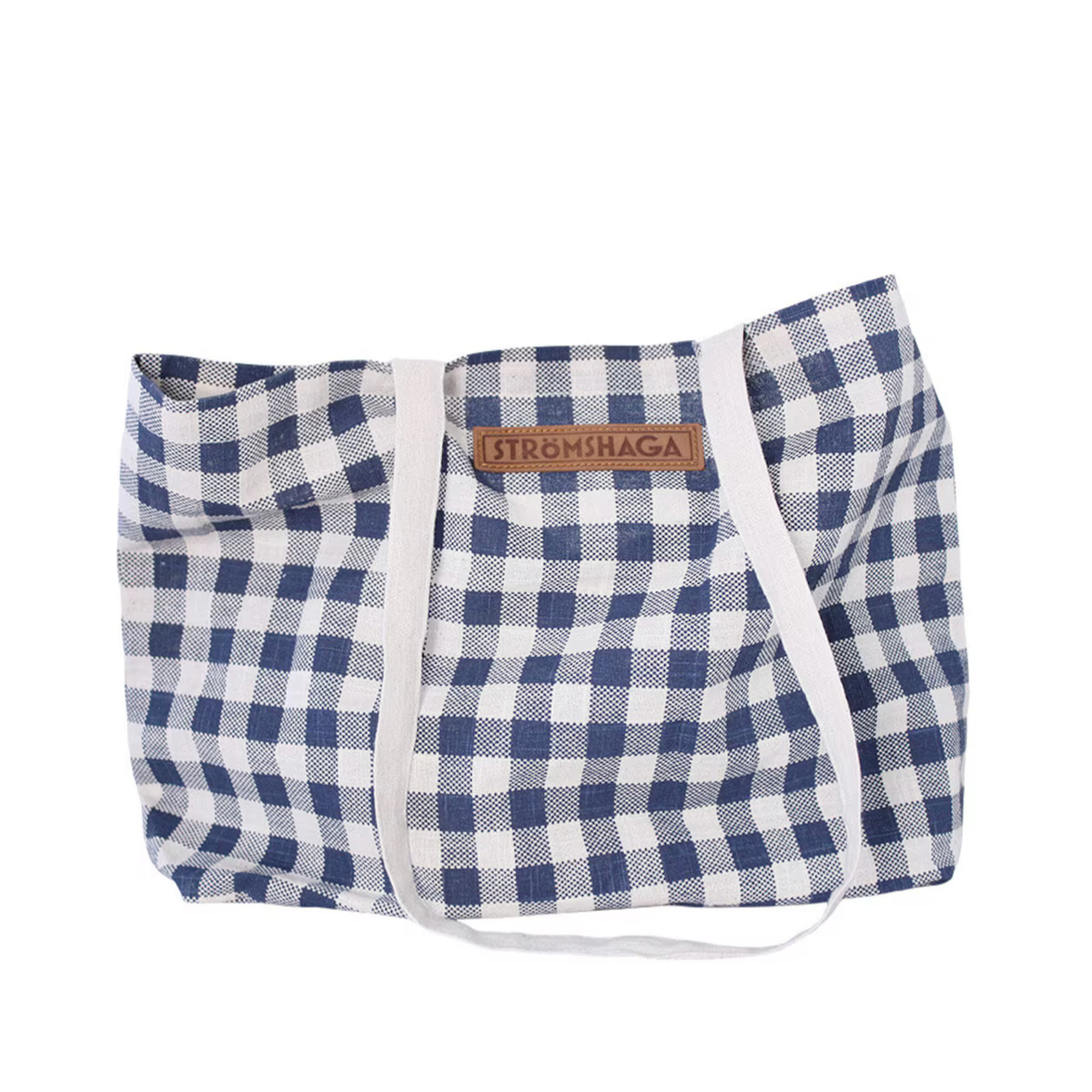 Jutetasche I Karomuster