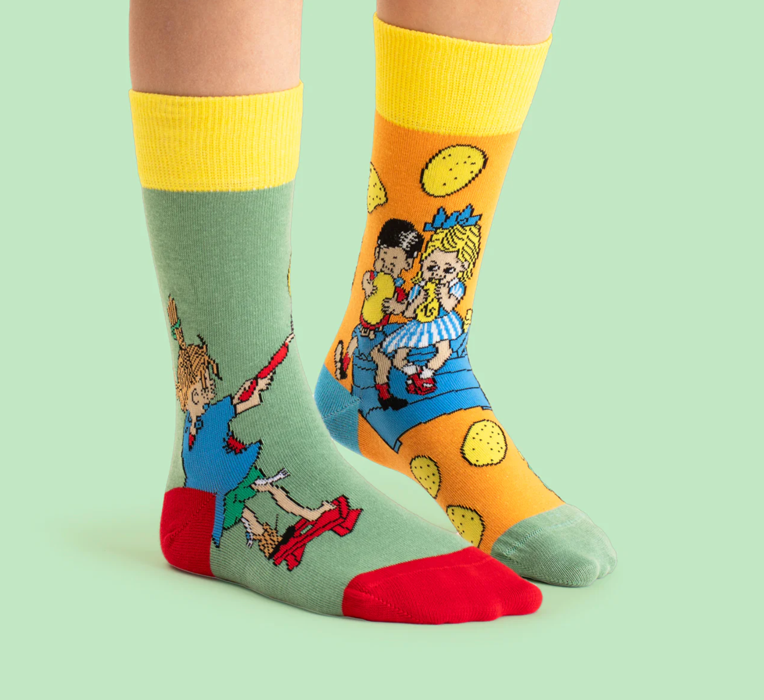 Pippi Langstrumpf Socken I Pfannekuchen