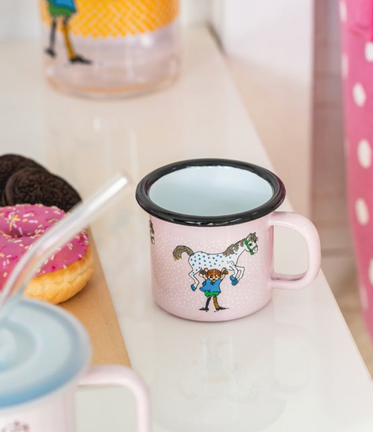 Pippi Langstrumpf Emaille Becher I Kleiner Onkel