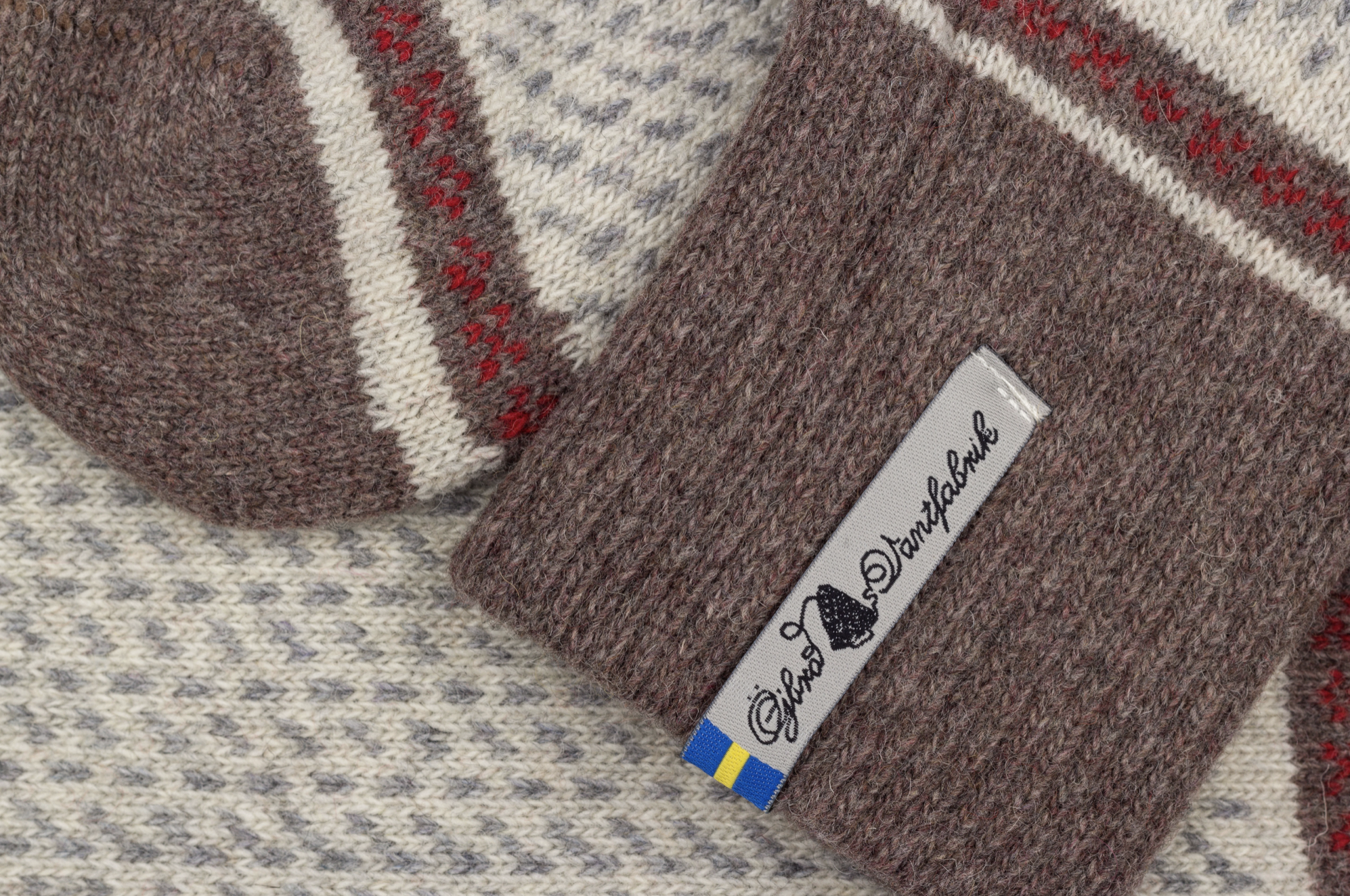 Wollsocken Ojbro I SKAFTÖ SNÖ