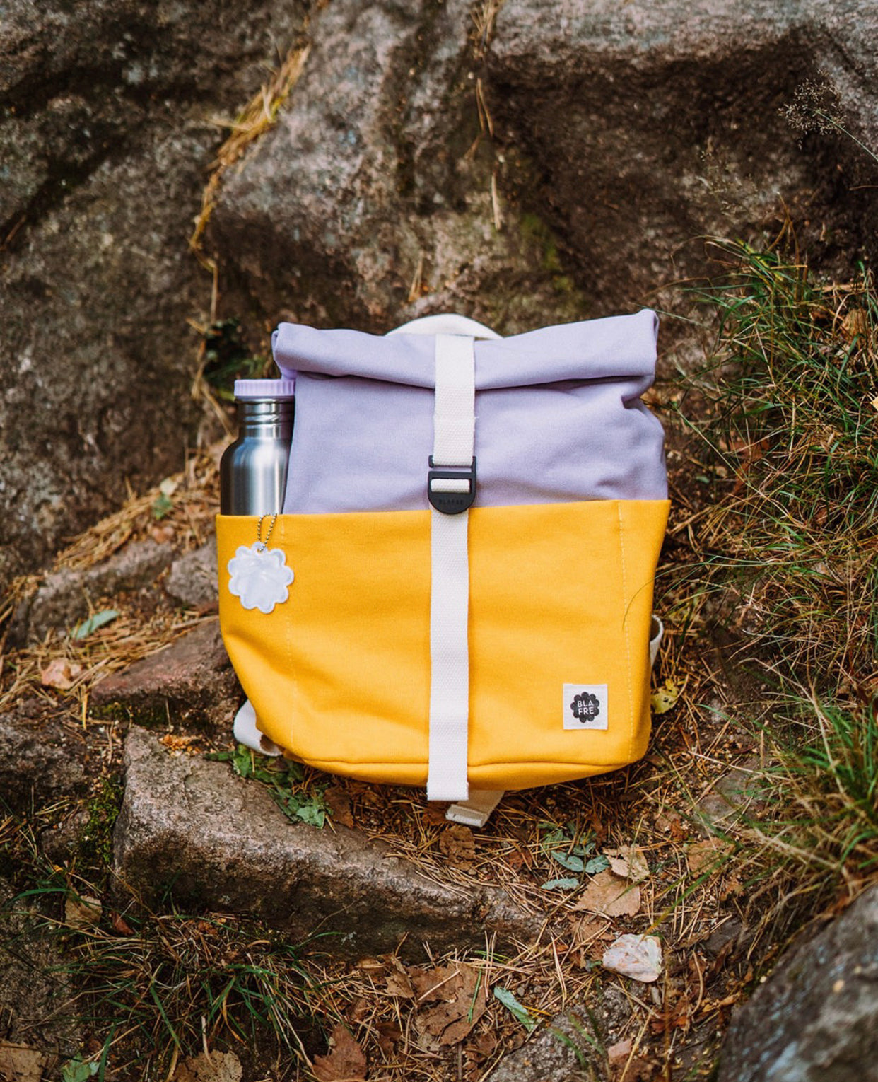 Blafre Rucksack Roll-Top 18 Liter I Flieder
