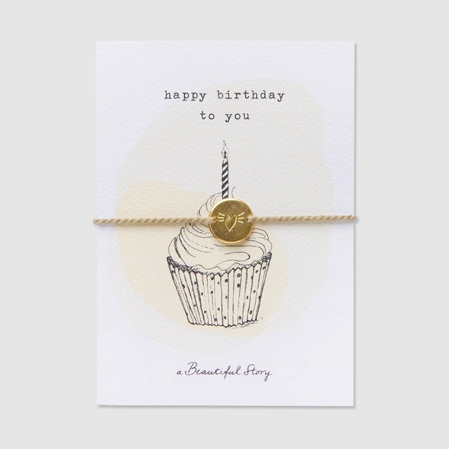 Schmuck Postkarte I happy birthday