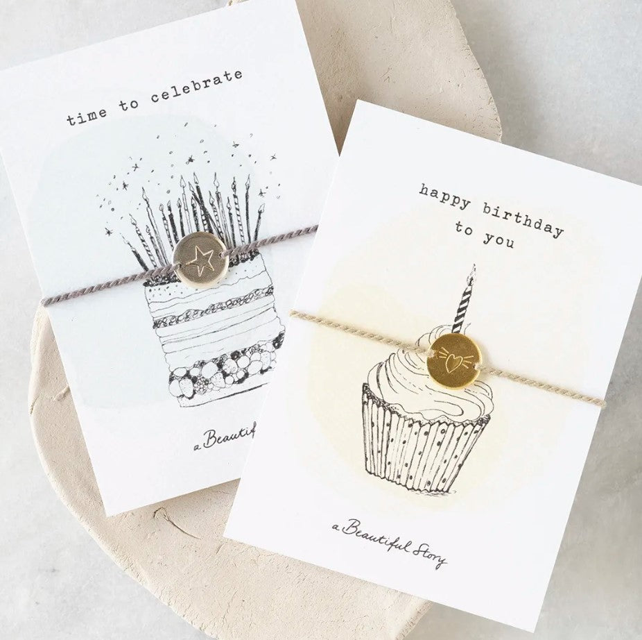 Schmuck Postkarte I happy birthday