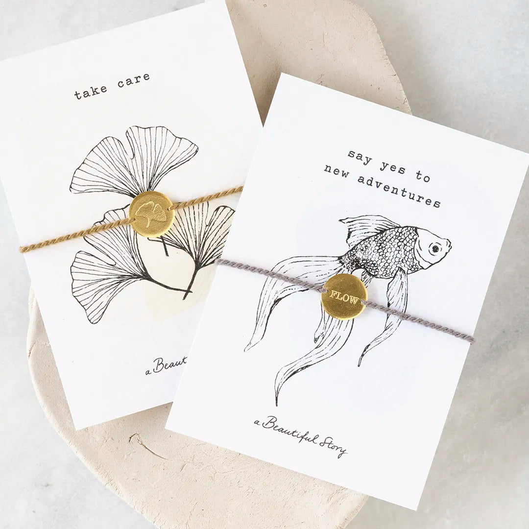 Schmuck Postkarte  I Take Care