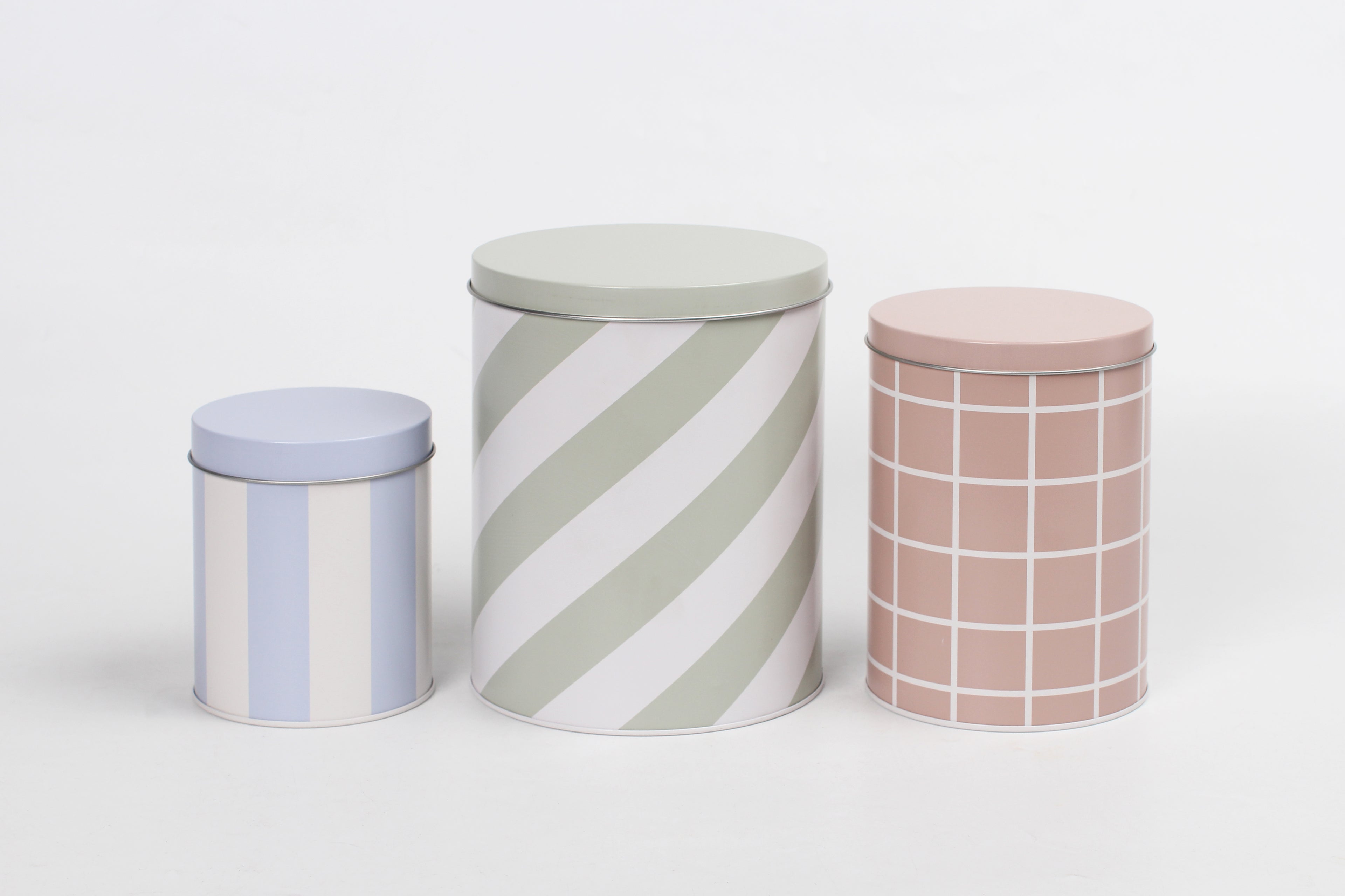 Dosen 3-er Set in mint Tönen