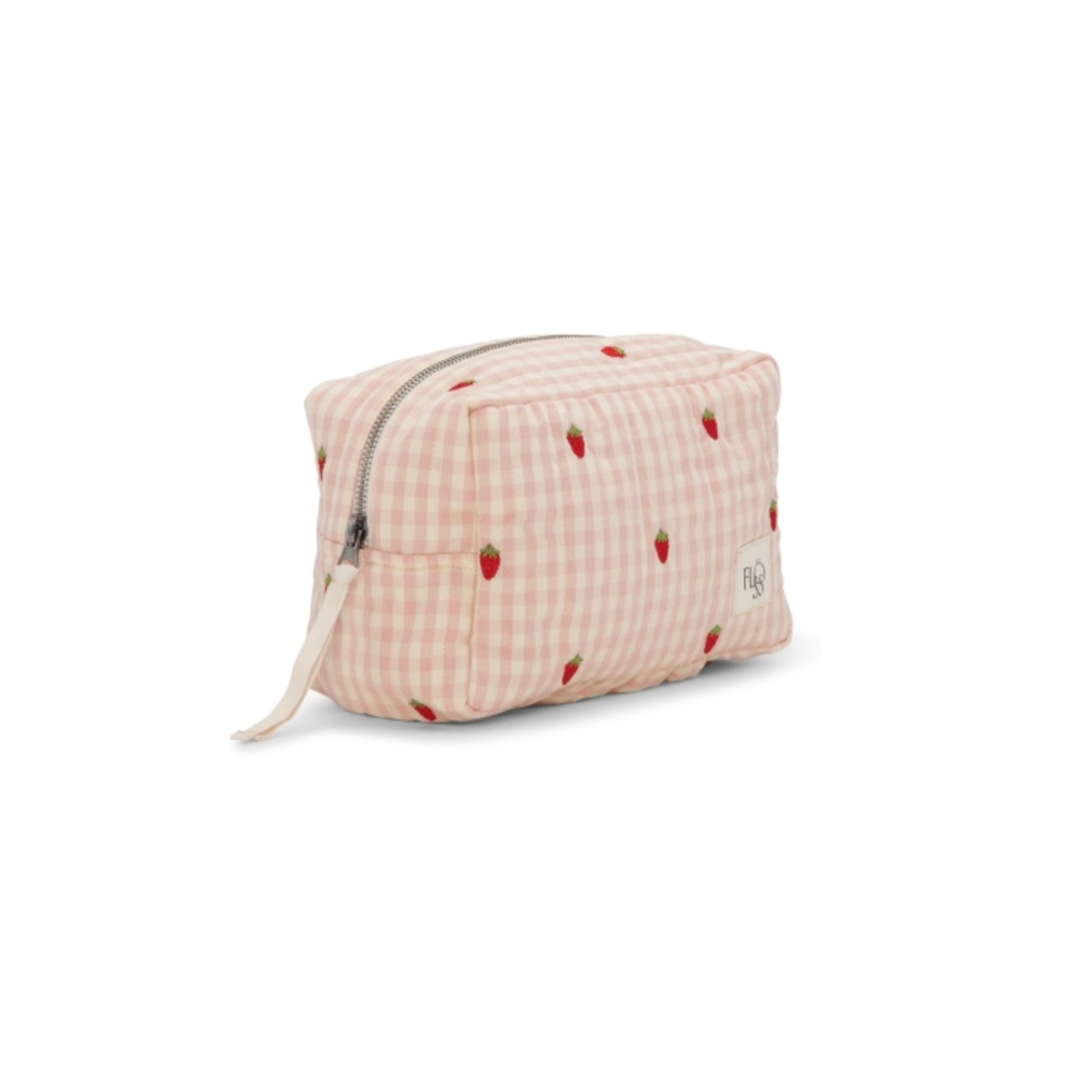 Erdbeer-Kosmatiktasche I rosa