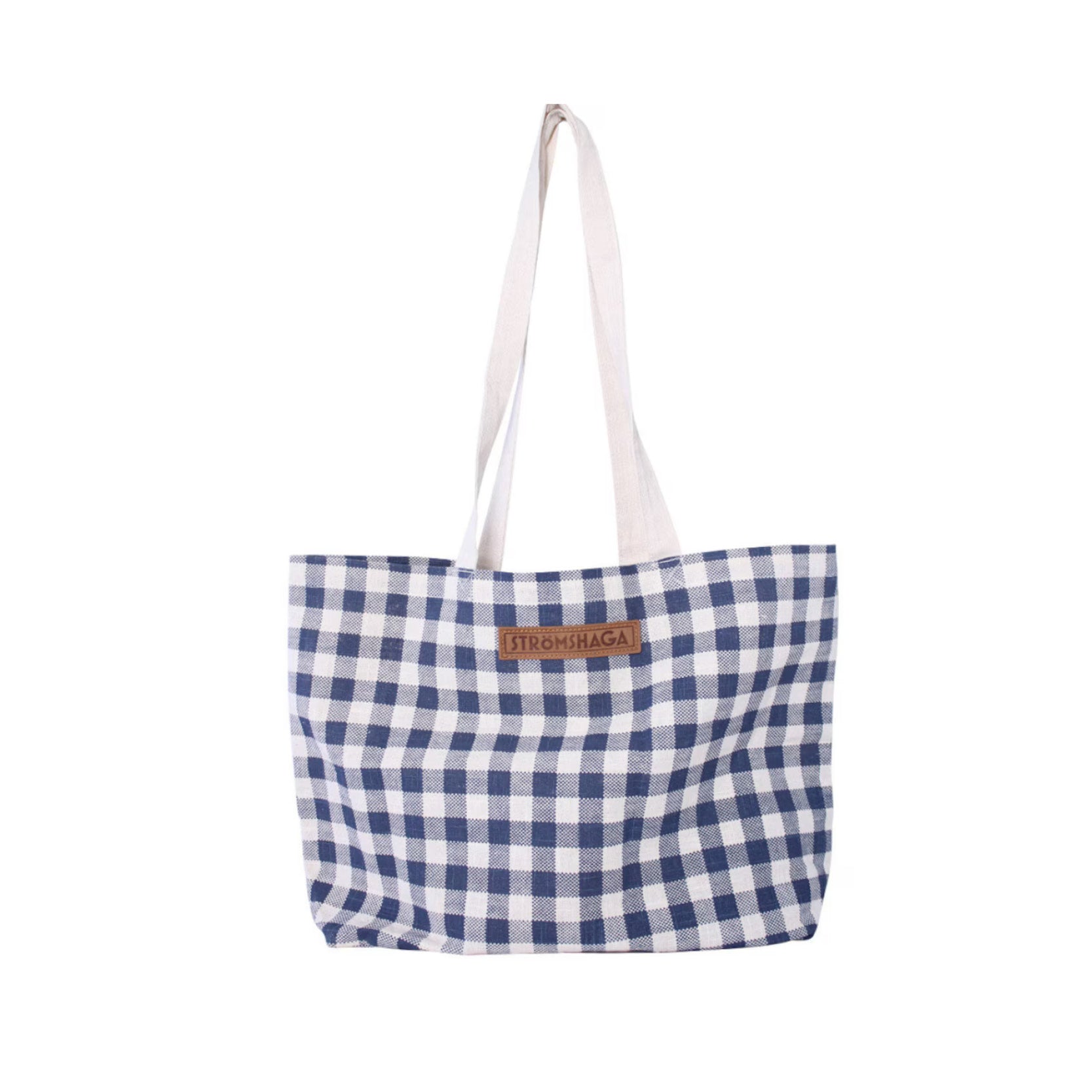 Jutetasche I Karomuster