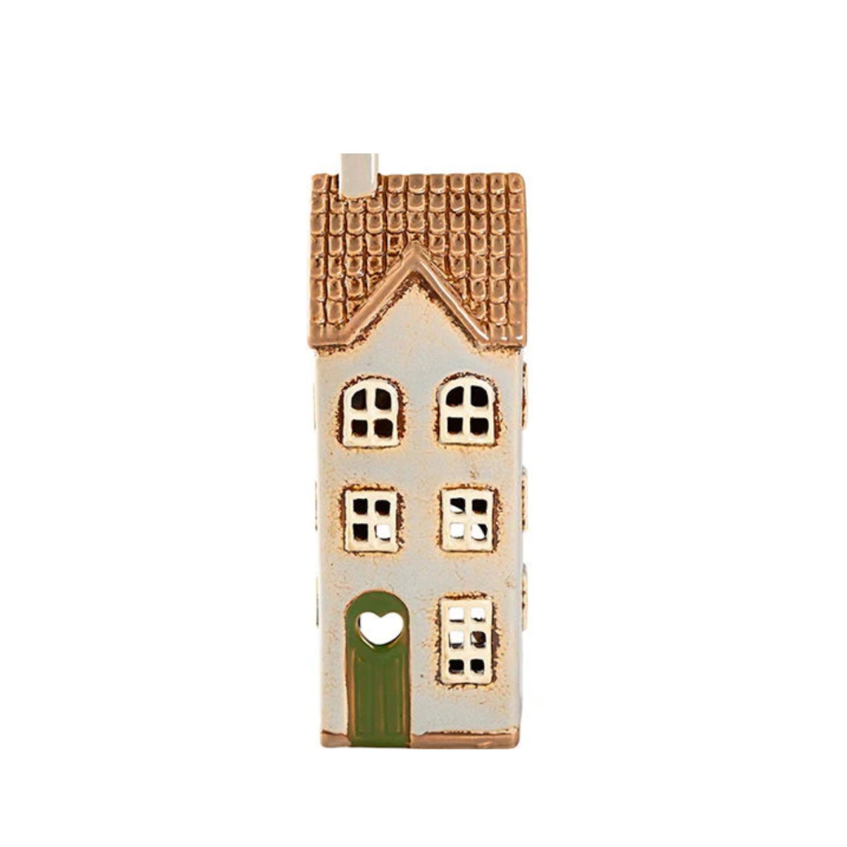 Teelicht Haus I grau