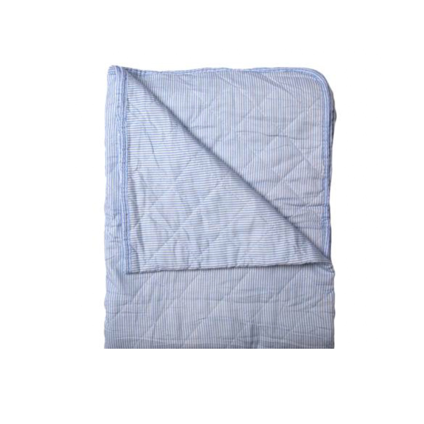 Quilt I blau gestreift