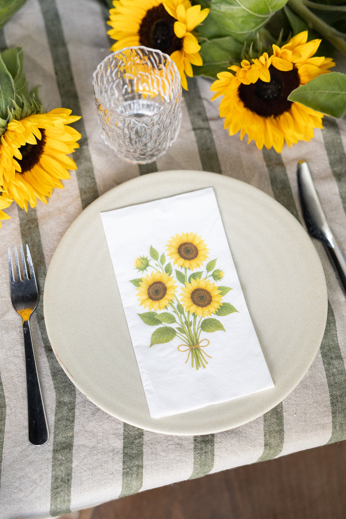 Servietten Sonnenblume