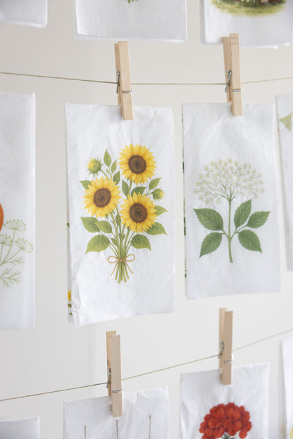 Servietten Sonnenblume