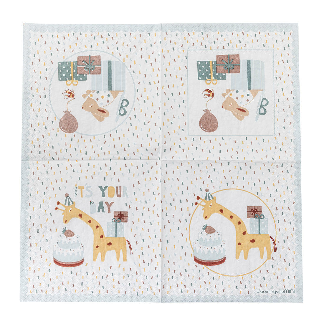 Geburtstags Serviette Giraffe