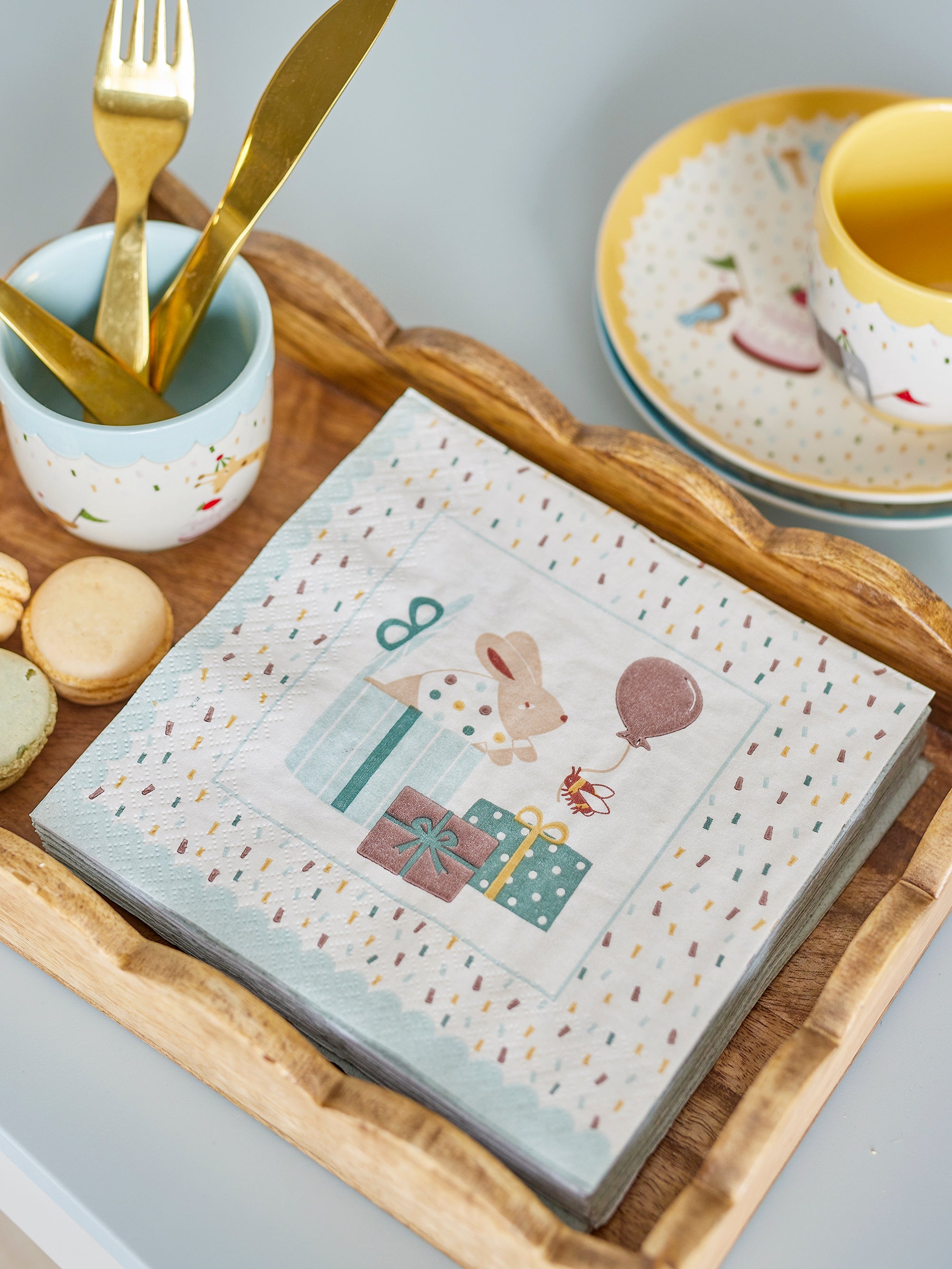 Geburtstags Serviette Giraffe