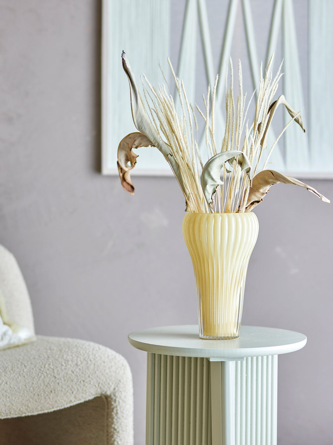 Pastel Vase I gelb