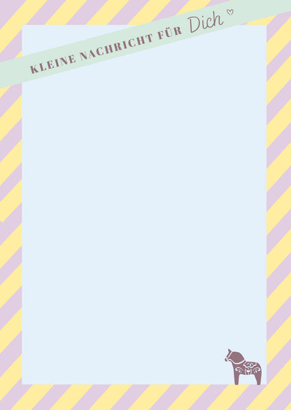 NOTIZBLOCK A6 -  „ Kleine Nachricht für Dich"