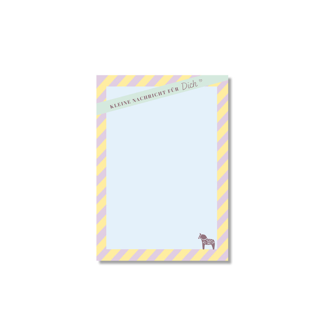 NOTIZBLOCK A6 -  „ Kleine Nachricht für Dich"