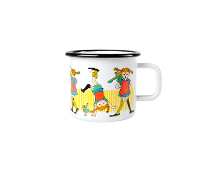 Pippi Langstrumpf Emaille Becher I  Herr Nilson